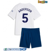 Maglie da calcio Manchester City Elliot Anderson #5 Terza Maglia Bambino 2026-27 Manica Corta + Pantaloni corti)